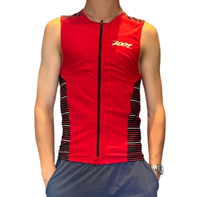 Zoot Sports Débardeur Performance Tri Plein Fermeture Éclair pour Homme, Taille L