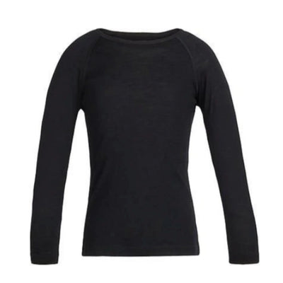 Haut Kombi B2 en Mérinos Mélangé Homme Col Ras du Cou 190g Couches de Base Mi-lourdes XL