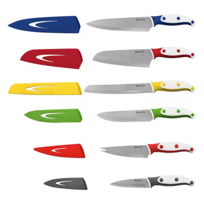 STARFRIT 98608 Ensemble de 12 couteaux de cuisine avec gaines