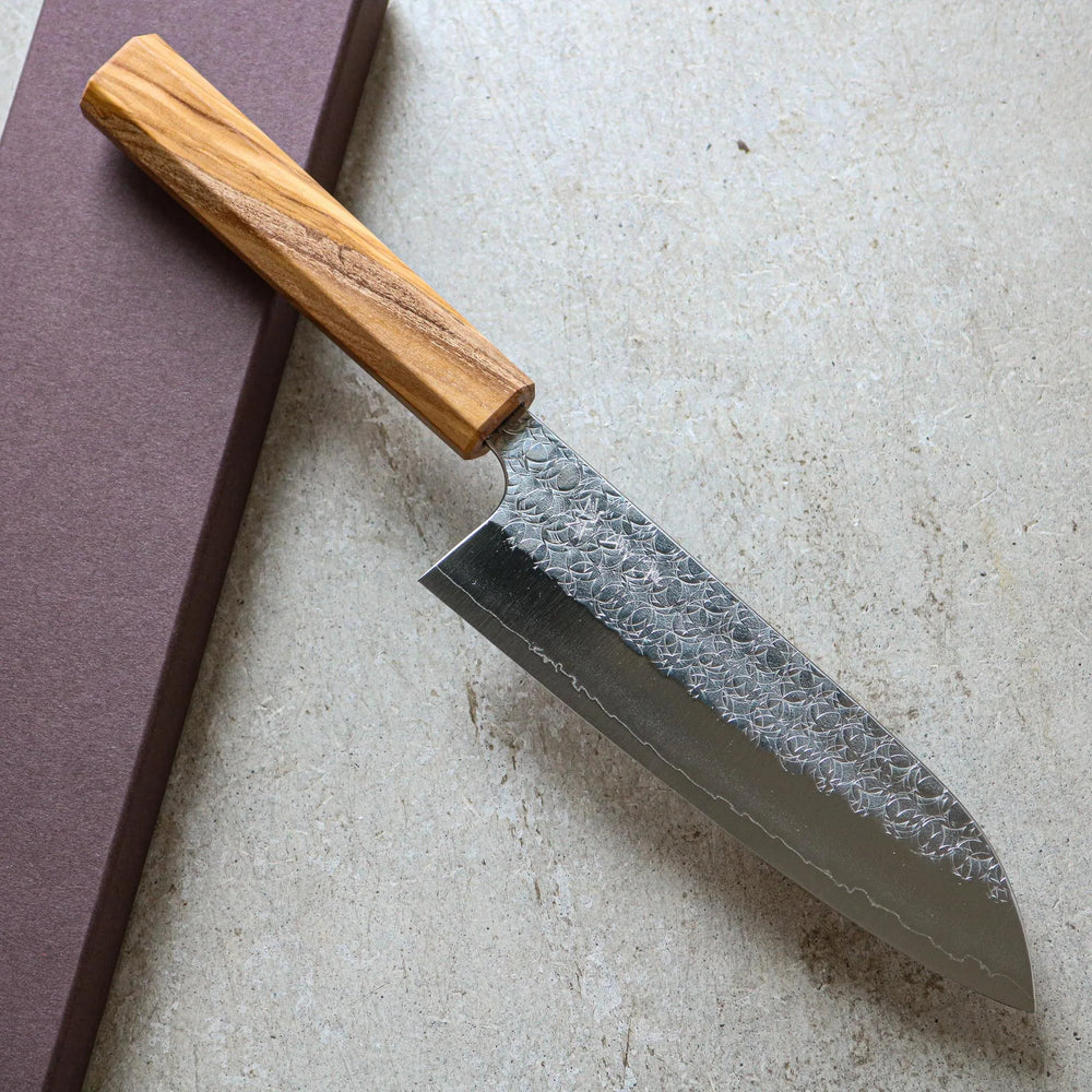 Yoshimi Kato Minamo Santoku 170 mm — SHARP Knife Shop