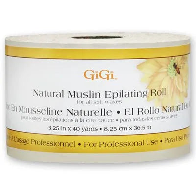 GiGi Natural Muslin Roll 40yd — DK BEAUTY