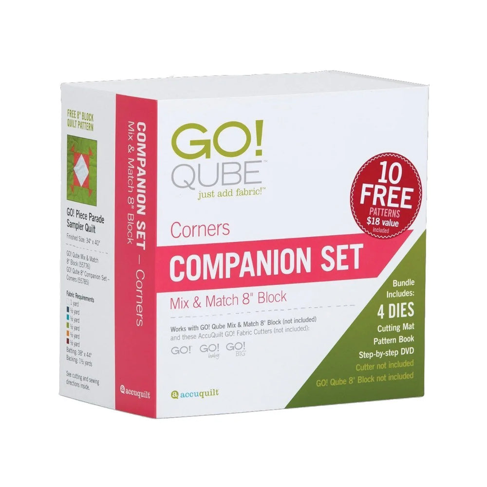 GO! Qube 8" Companion Set-Corners — Cottage Quilting Ltd.