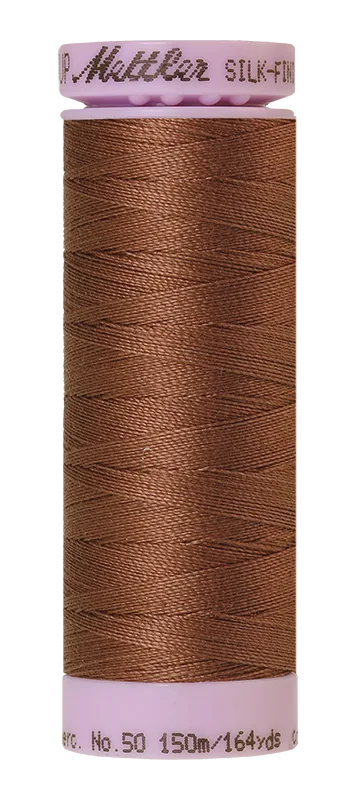 Mettler Silk-finish 50wt Solid Cotton Thread 164yd/150m Clove — Cottage Quilting Ltd.