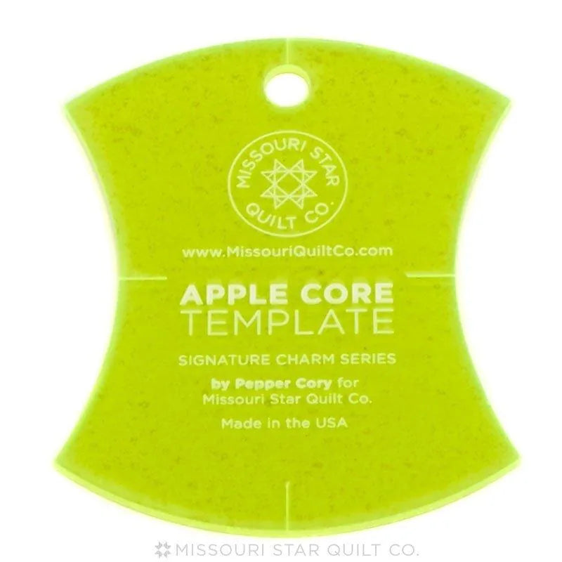 Missouri Star 4.5" Apple Core Template — Cottage Quilting Ltd.