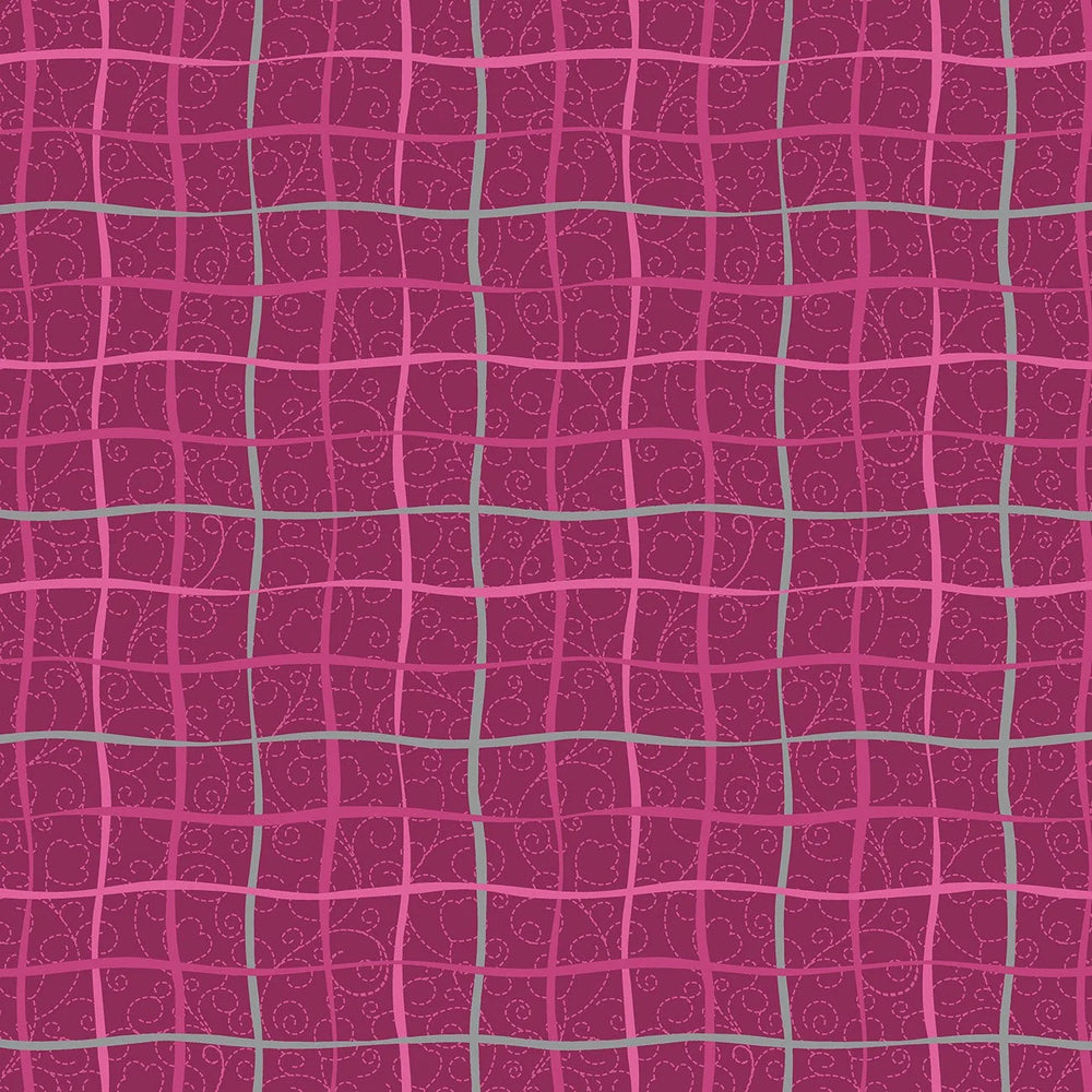 Sarah Maxwell - Carousel - Magenta Windows - R470272D-MAGENTA — Cottage Quilting Ltd.