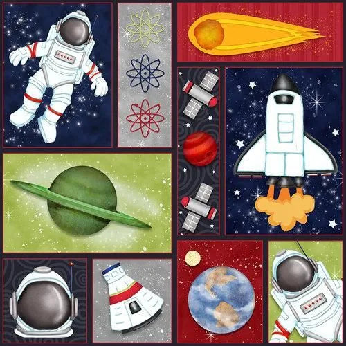 Space Walk by Shelly Comiskey - Space Walk Multi Colour Patch — Cottage Quilting Ltd.