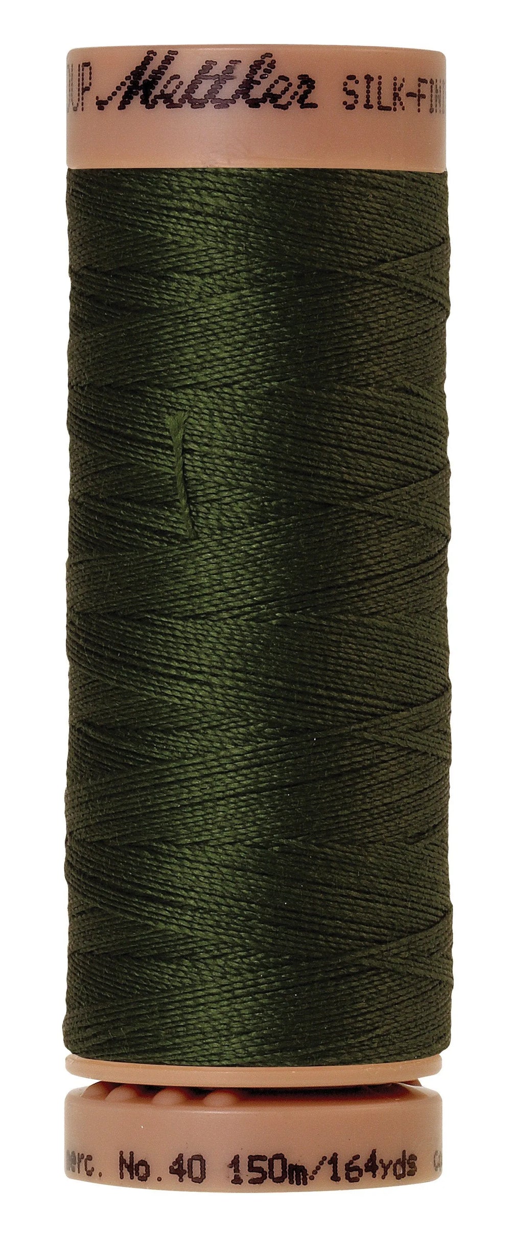 Mettler  Silk-Finish 40wt Solid Cotton Thread 164yd/150M Cypress — Cottage Quilting Ltd.