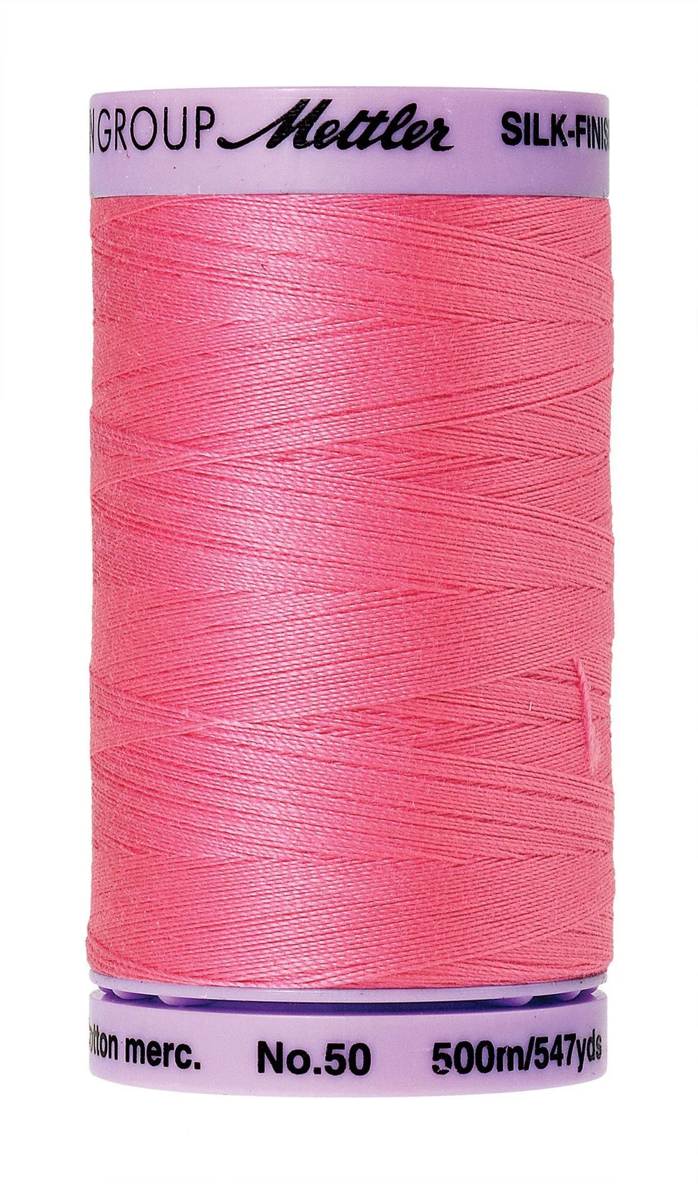 Mettler Silk-Finish 50wt Solid Cotton Thread 547yd/500M Roseate — Cottage Quilting Ltd.