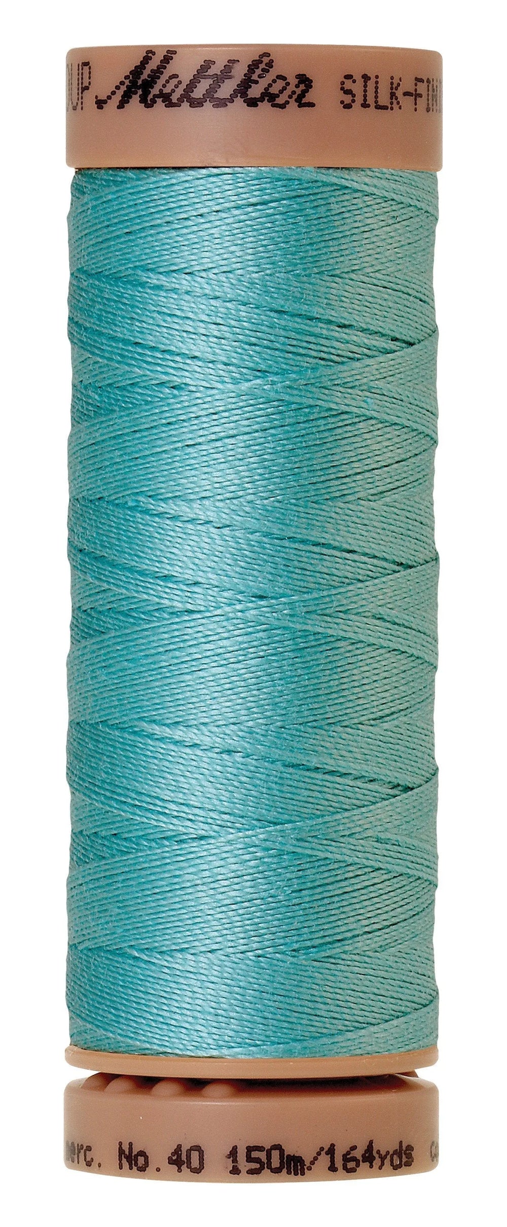 Mettler  Silk-Finish 40wt Solid Cotton Thread 164yd/150M Blue Curacao — Cottage Quilting Ltd.