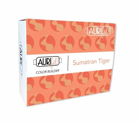 Aurifil  Color Builder 40wt 3pc Set Sumatran Tiger Orange — Cottage Quilting Ltd.