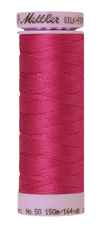 Mettler Silk-finish 50wt Solid Cotton Thread 164yd/150m Peony — Cottage Quilting Ltd.