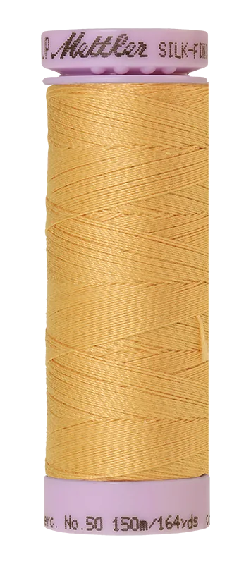 Fil de coton uni Mettler Silk-finish 50wt 164 vg/150 m Chandelle
