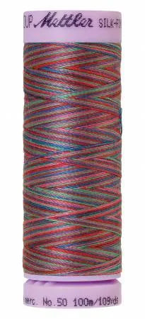 Mettler Silk-Finish 50wt Variegated Cotton Thread 109yd/100M Techno Brights — Cottage Quilting Ltd.