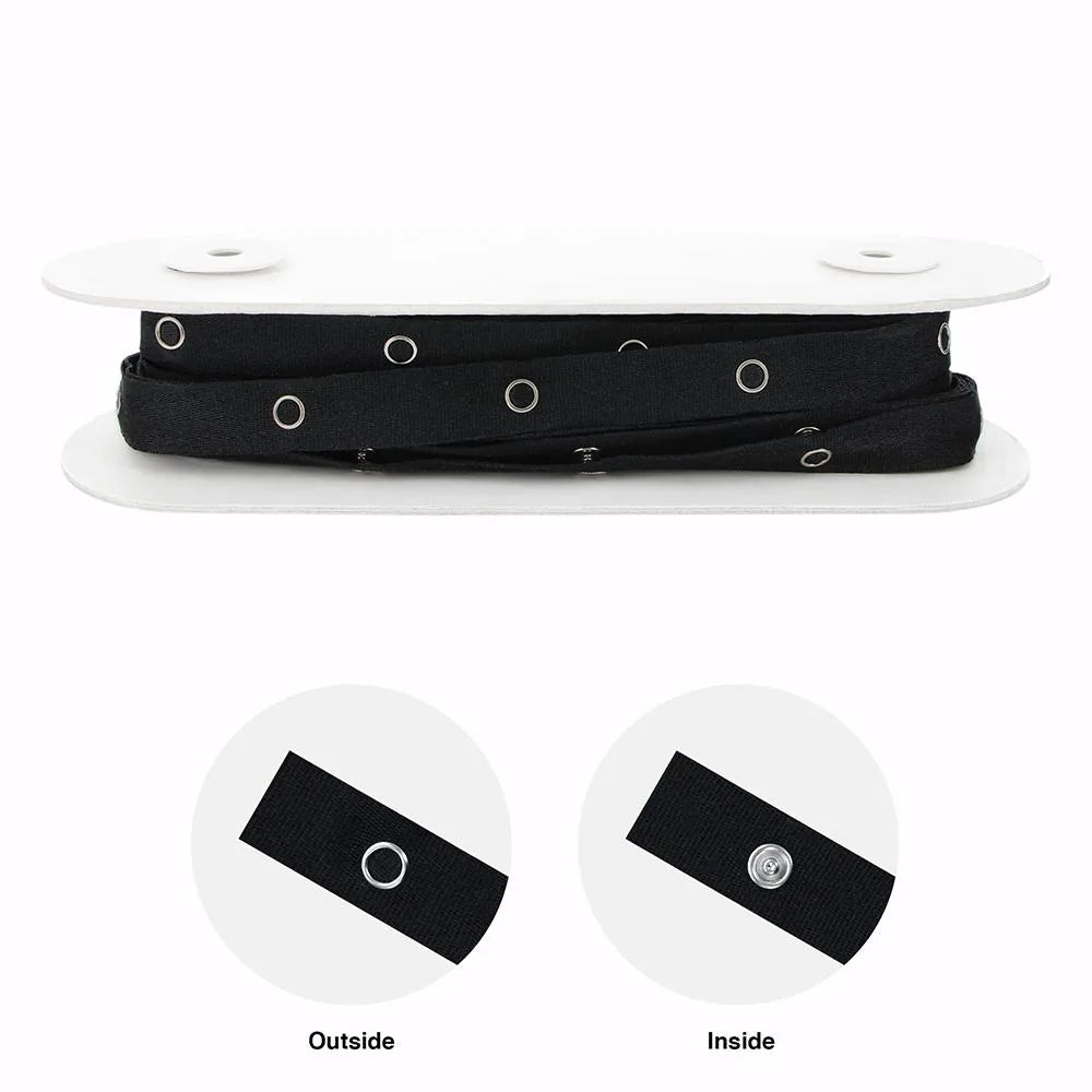 Unique Metal Snap Tape 18mm (3/4") — Cottage Quilting Ltd.