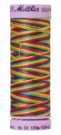 Mettler Silk-Finish 50wt Variegated Cotton Thread 109yd/100M Prime Kids — Cottage Quilting Ltd.