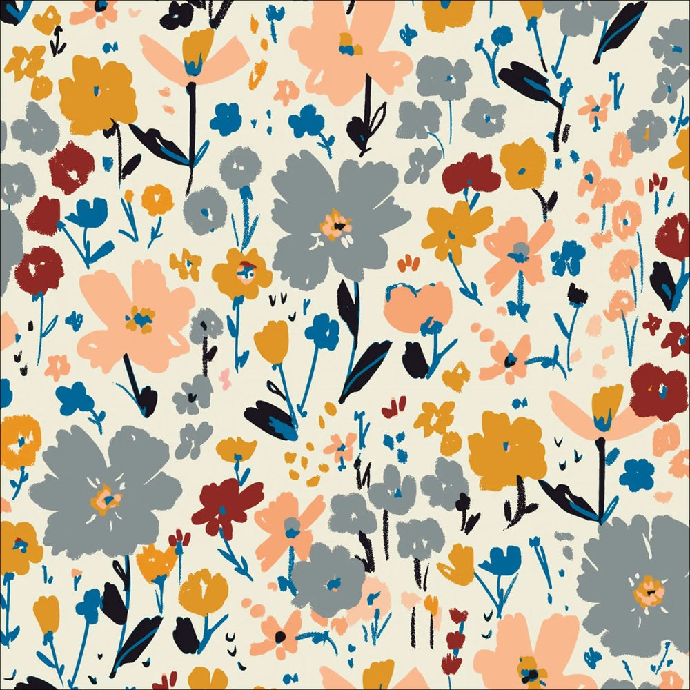 Canyon Blooms by Cloud 9 - Morning Meadow Organic Double Gauze — Cottage Quilting Ltd.