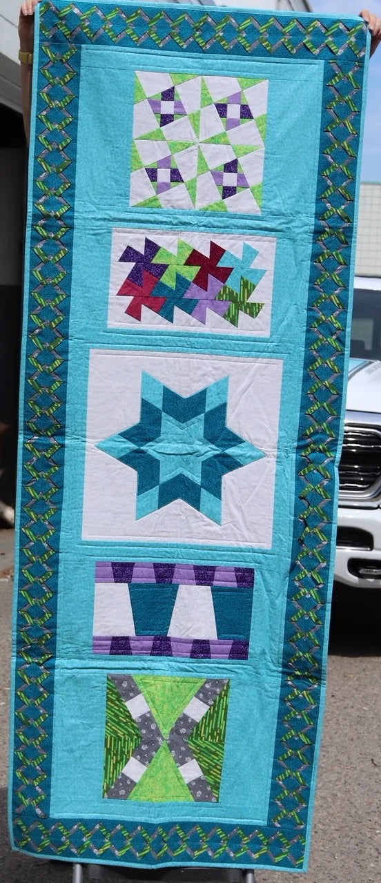 Store Sample- Bed Runner- Star — Cottage Quilting Ltd.