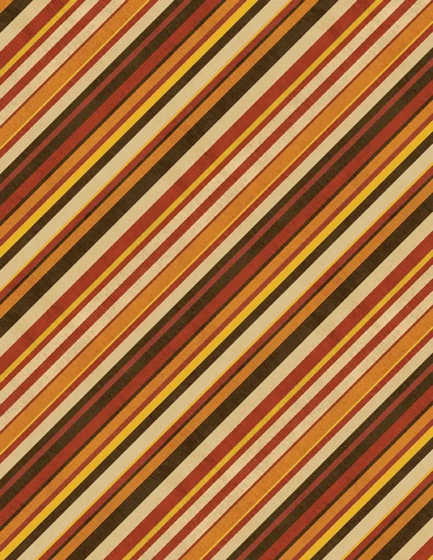 Stephanie Marrott - Colors of Fall - Orange Stripe - 84416-138 — Cottage Quilting Ltd.