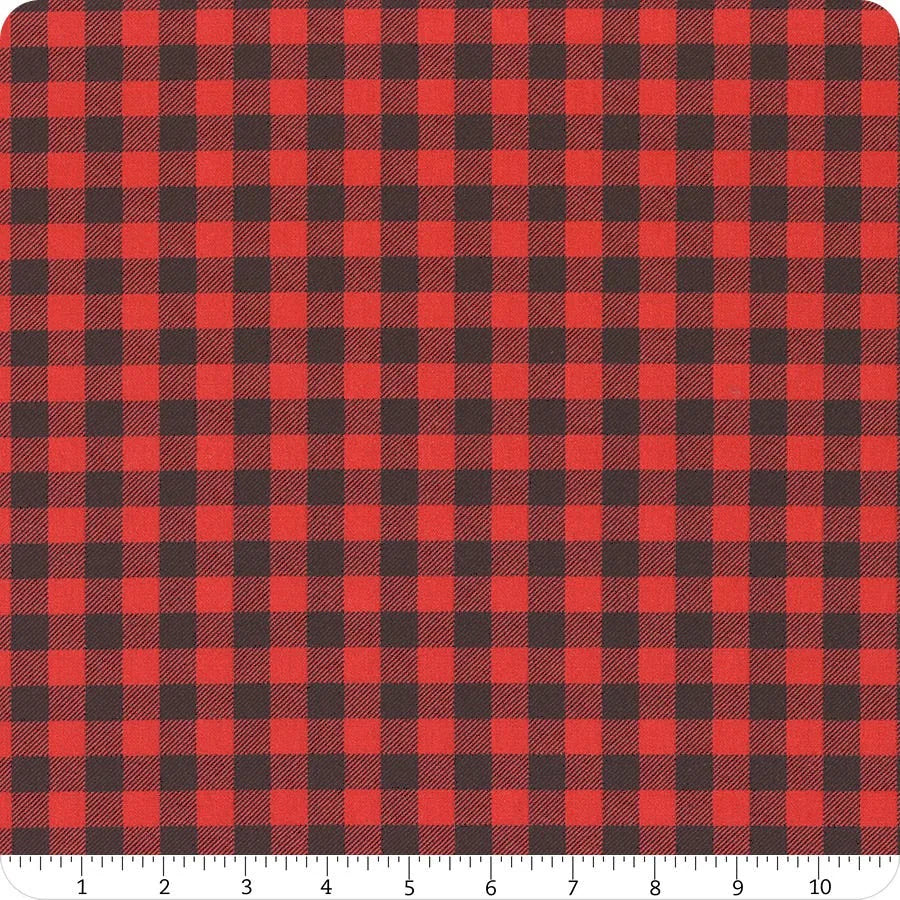 Wilmington Prints' Essentials - Buffalo Check - Red/Black — Cottage Quilting Ltd.