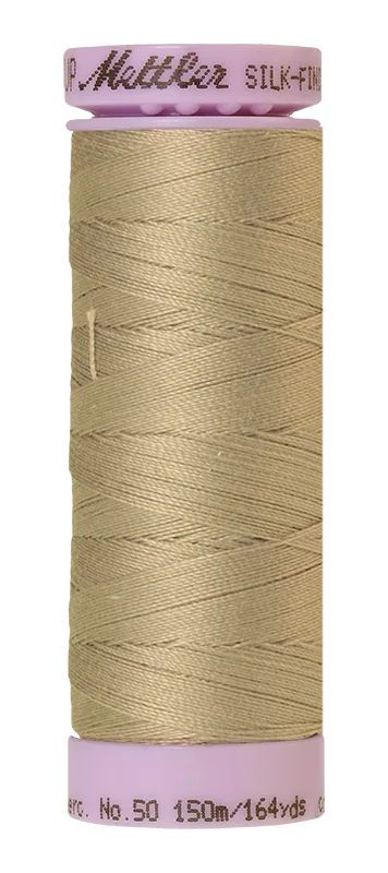 Mettler Silk-finish 50wt Solid Cotton Thread 164yd/150m Ash Mist — Cottage Quilting Ltd.