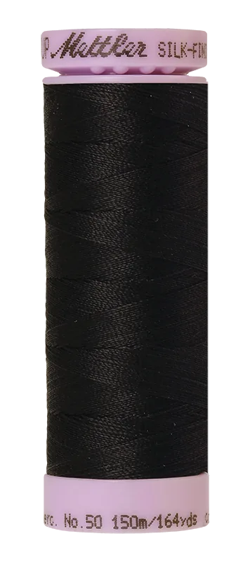 Mettler Silk-finish 50wt Solid Cotton Thread 164yd/150m Deep Well — Cottage Quilting Ltd.
