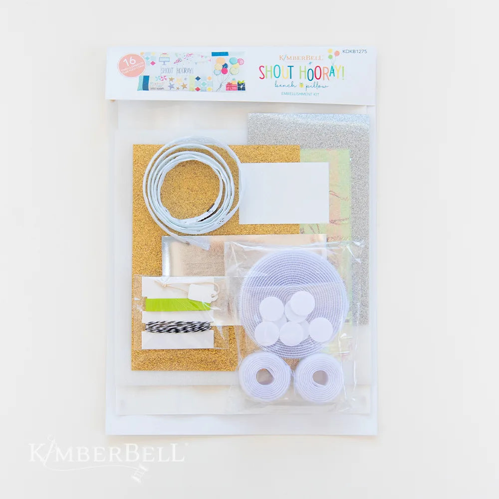 Kimberbell Shout Hooray! Embellishment Kit — Cottage Quilting Ltd.