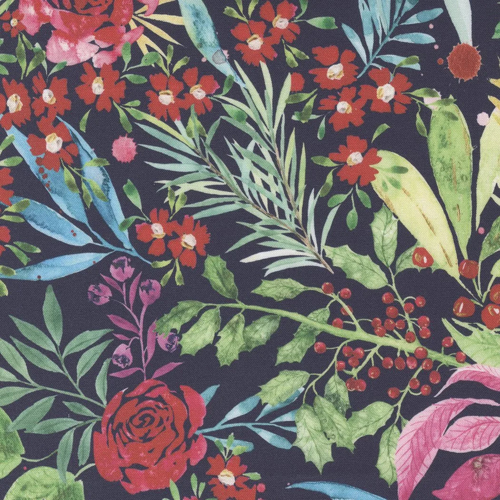 Comfort & Joy by Laura Muir of Create Joy Project for Moda - Midnight All The Trimmings — Cottage Quilting Ltd.