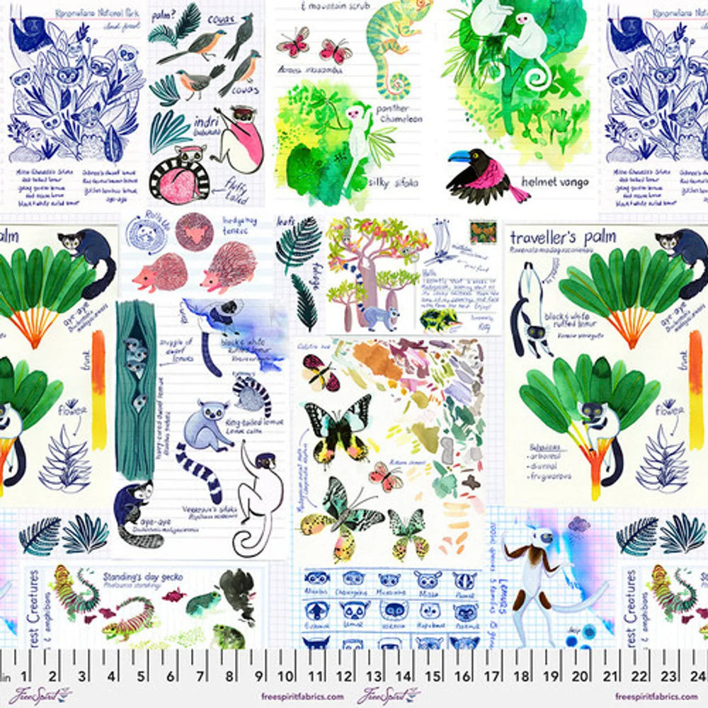 Madagascar Adventure By Katy Tanis- Field Notes - Multi — Cottage Quilting Ltd.