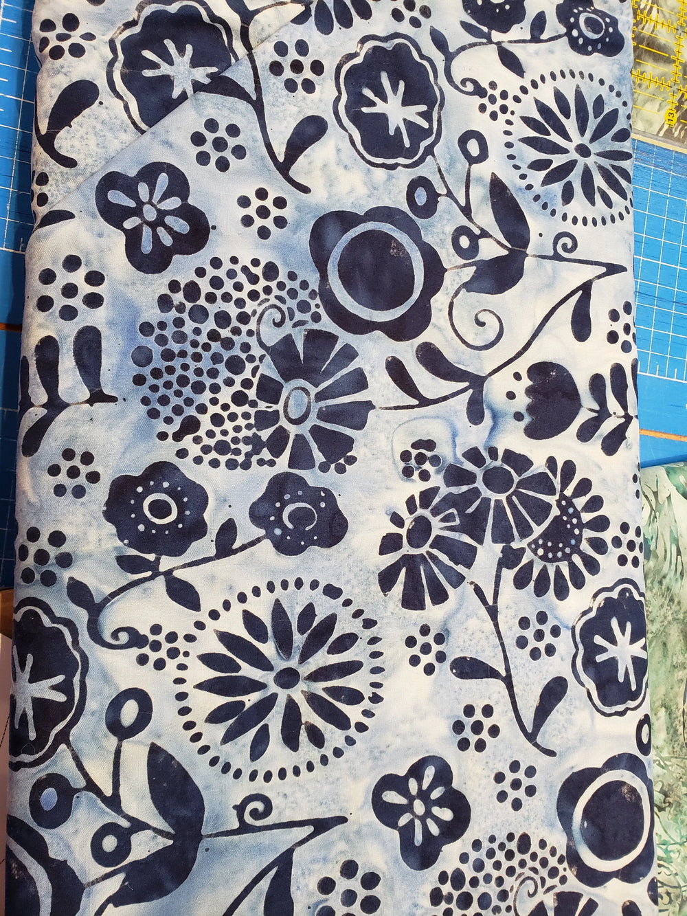 Bolted Fabric Batik Hoffman Delft — Cottage Quilting Ltd.