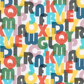 A to Z Animals de Robert Kaufman - Multi Alphabet - Blanc