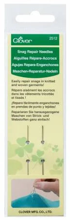 Clover Snag Repair Needles 2512CV — Cottage Quilting Ltd.