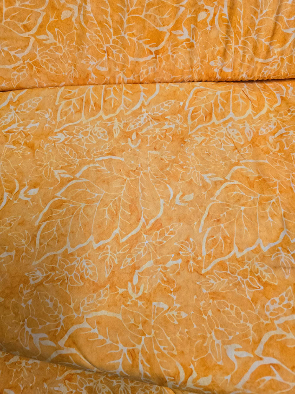 Batiks Bavarian- Orange Leaf - JH23A8-OF — Cottage Quilting Ltd.
