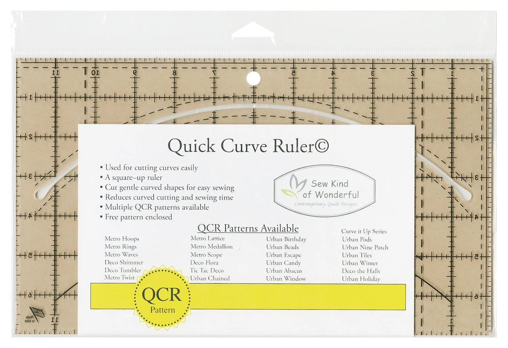 Sew Kind of Wonderful Quick Curve Ruler — Cottage Quilting Ltd.