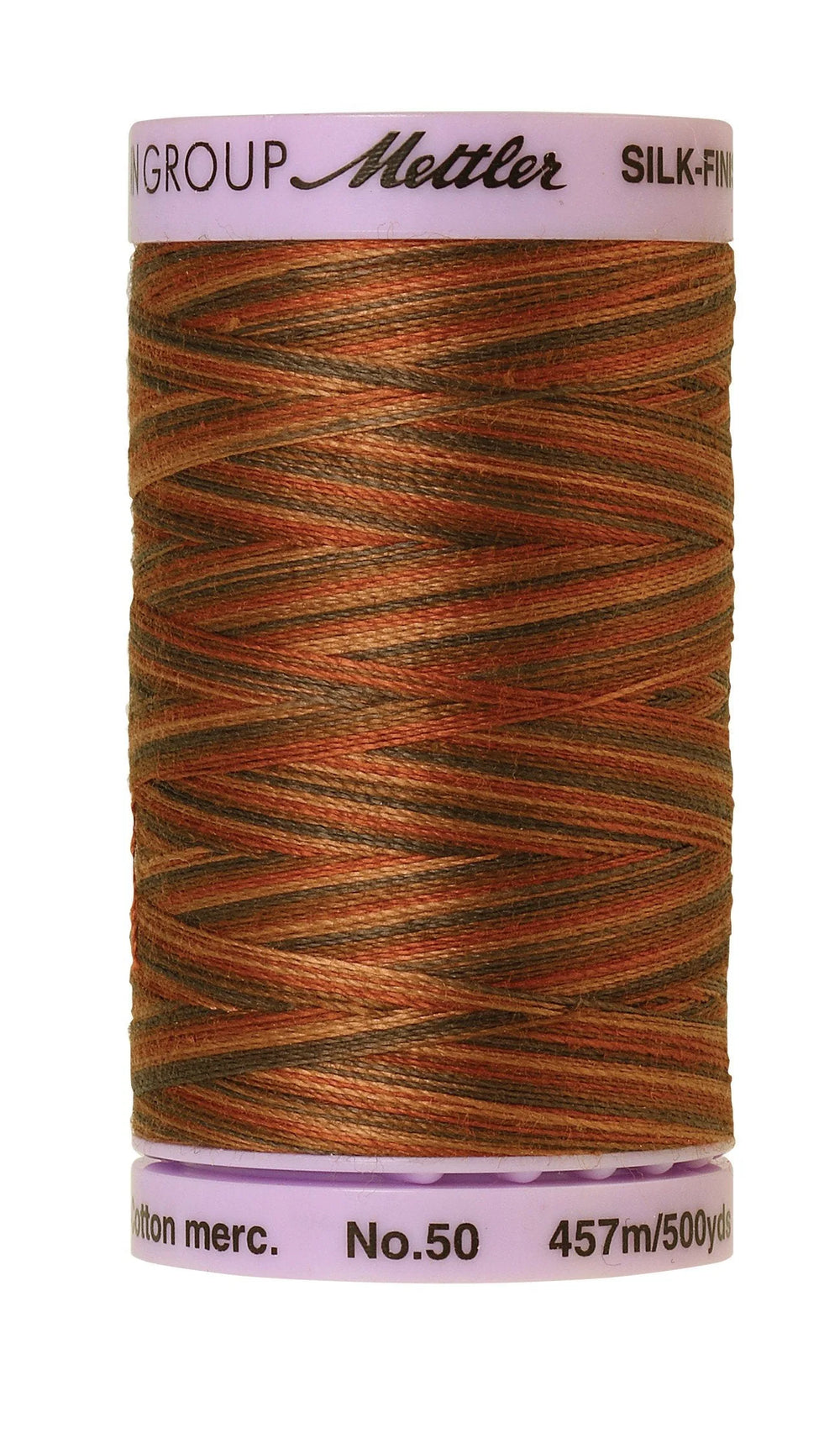 Mettler  Silk-Finish 50wt Variegated Cotton Thread 500yd/457M Chocolatte — Cottage Quilting Ltd.