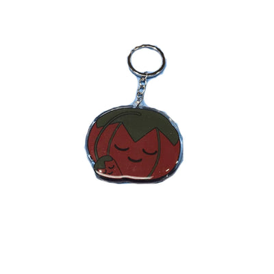 Porte-clés Coussins à Épingles Tomate