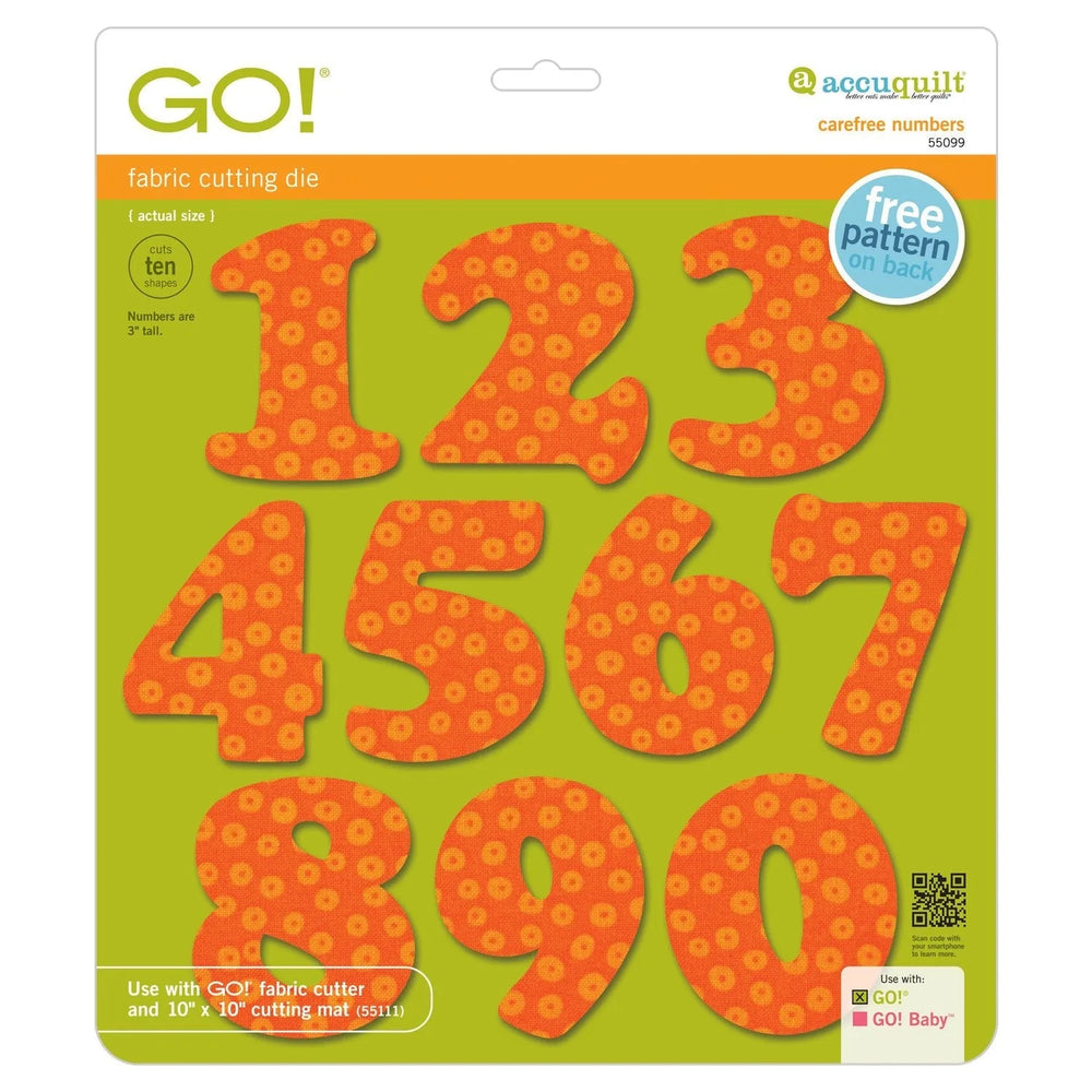 GO! Carefree Numbers — Cottage Quilting Ltd.
