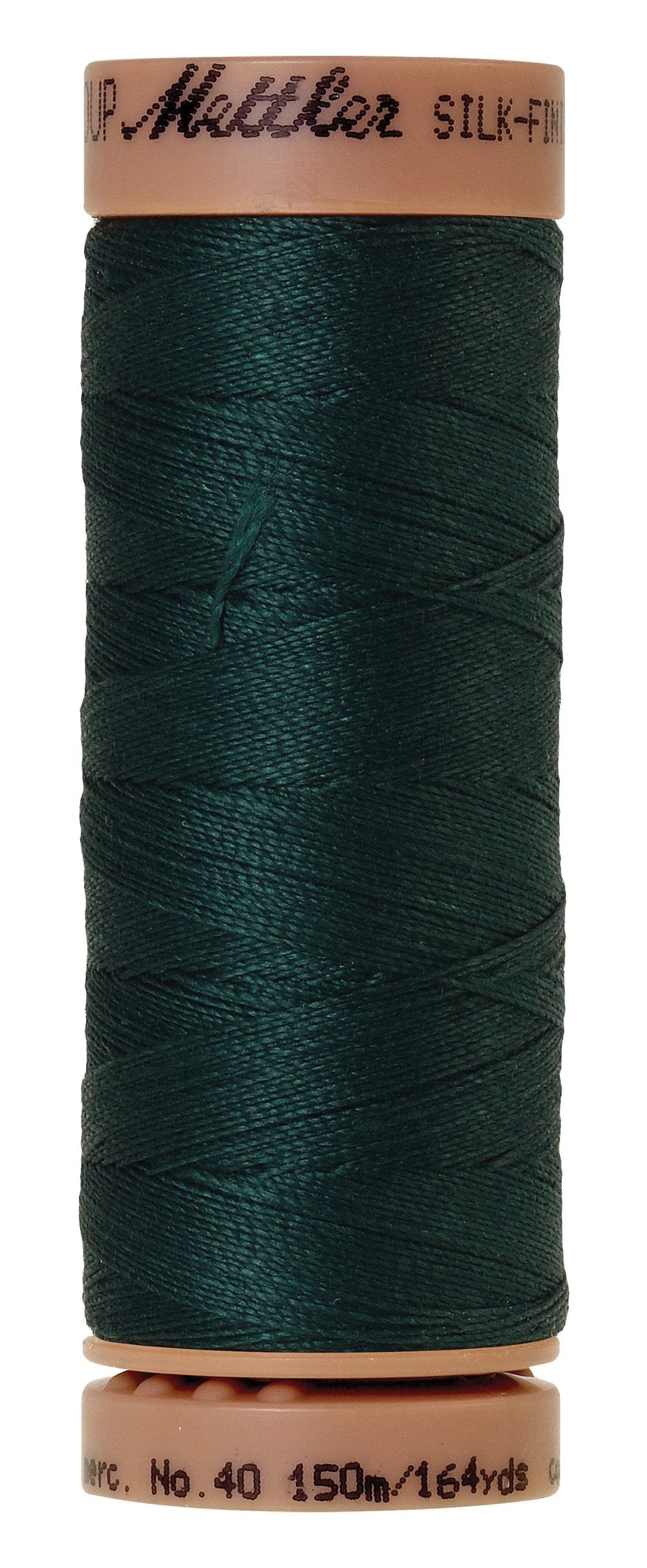 Mettler  Silk-Finish 40wt Solid Cotton Thread 164yd/150M Swamp — Cottage Quilting Ltd.