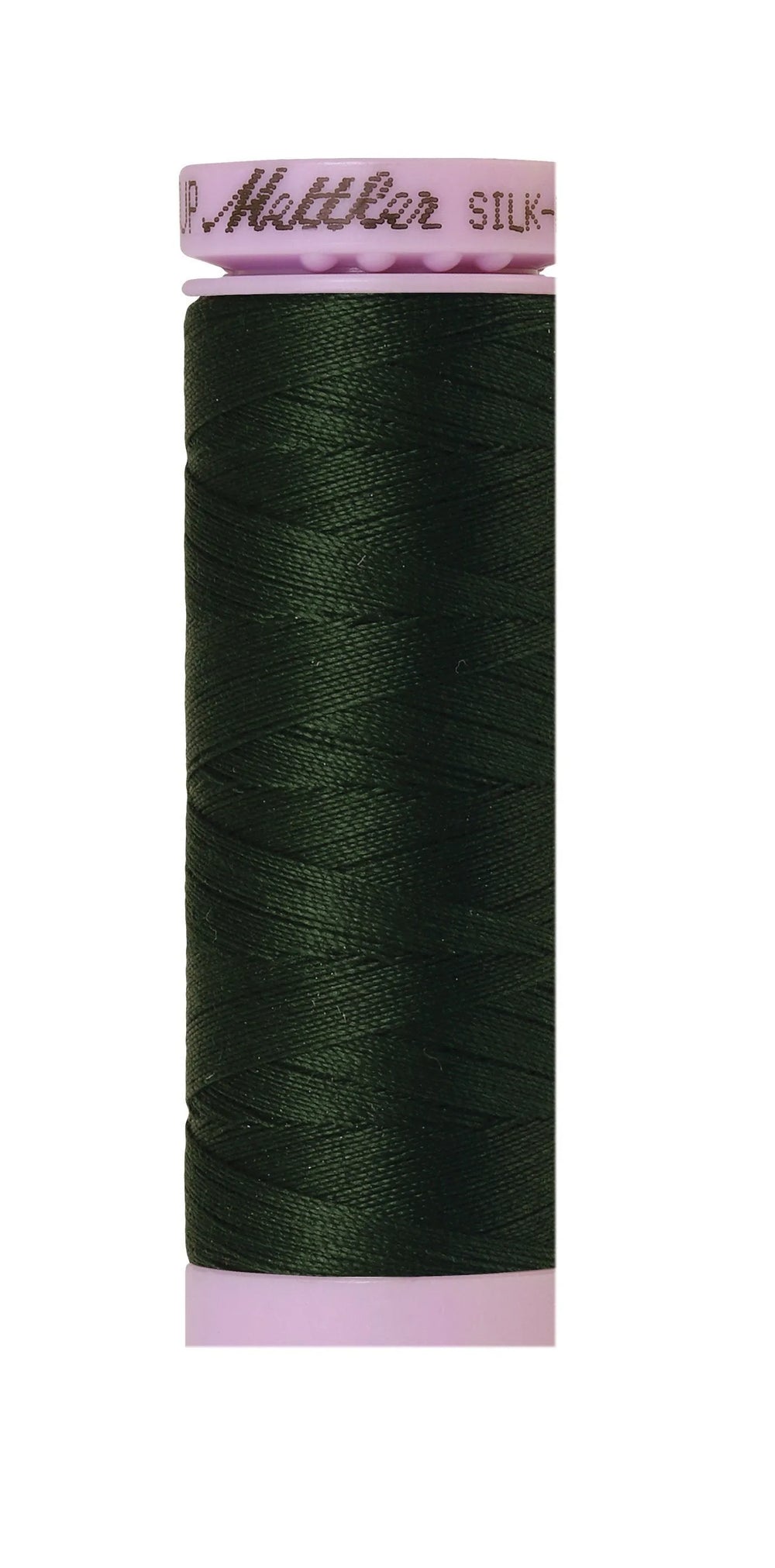 Mettler Silk-Finish 50wt Solid Cotton Thread 164yd/150M Forest Green — Cottage Quilting Ltd.