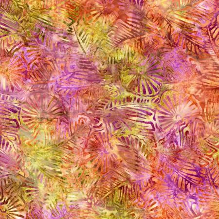 Timeless Treasures Tonga Batik - Charm Pinwheel Tropical Foliage - B8739-CHARM — Cottage Quilting Ltd.