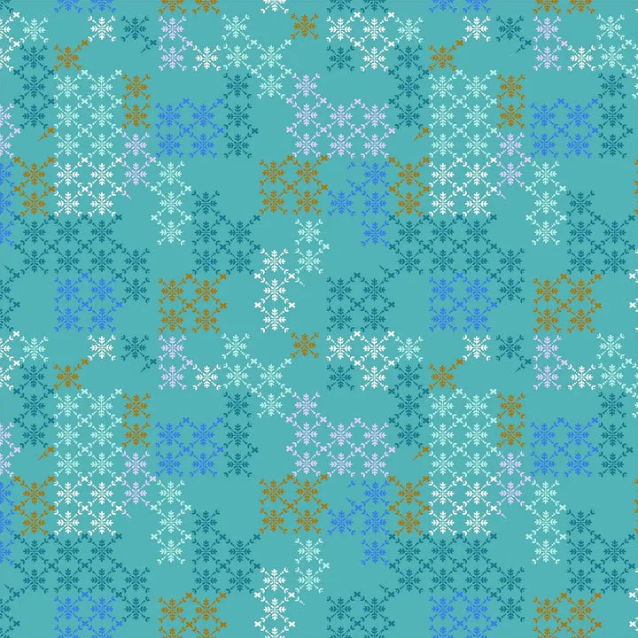 Figo Fabrics - Hampton Court - Trellis Mint — Cottage Quilting Ltd.