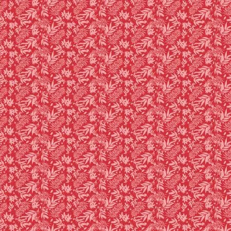 Riley Blake Floral Gardens Leaves Red C14365R-RED — Cottage Quilting Ltd.