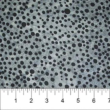 Banyan Batik Classic Pewter w/Black Dot 81205-93 — Cottage Quilting Ltd.