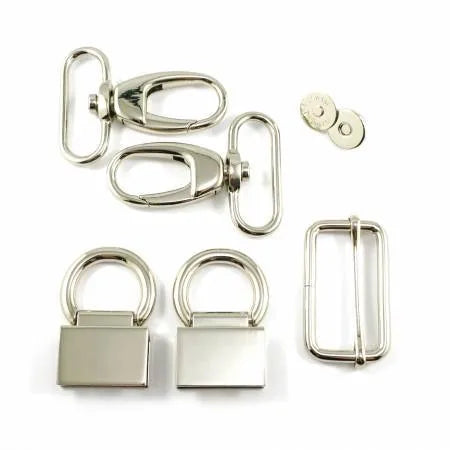 Emmaline Bags - Double Flip Shoulder Bag Hardware Set - 1.5" — Cottage Quilting Ltd.