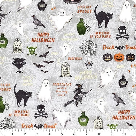 Michael Davis - Midnight Hauntings - Grey All Over - 96482-919 — Cottage Quilting Ltd.