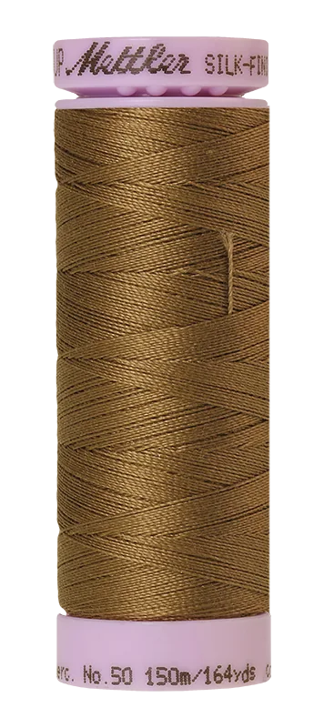Mettler Silk-finish 50wt Solid Cotton Thread 164yd/150m Dormouse — Cottage Quilting Ltd.