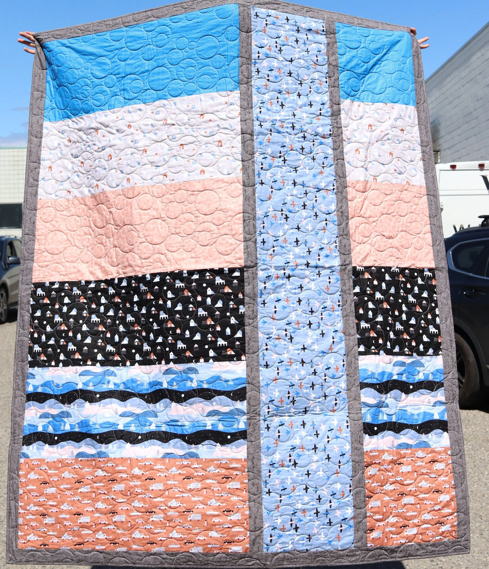 Store Sample- Twin Quilt- Figo — Cottage Quilting Ltd.