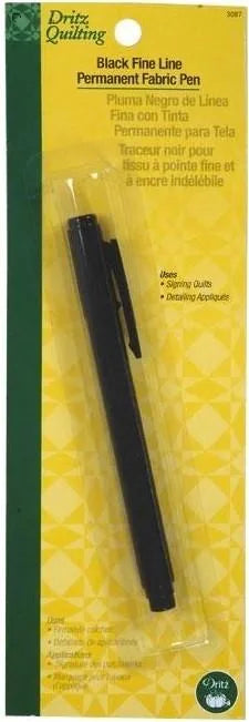 Dritz Fine Line Permanent Fabric Pen — Cottage Quilting Ltd.