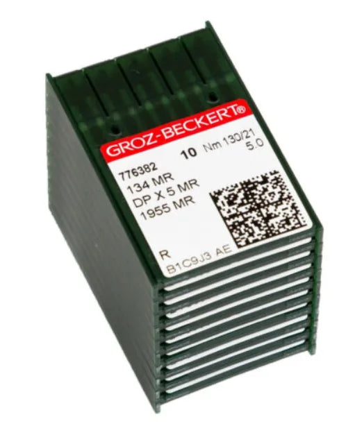 GROZ-BECKERT 134MR 134 MR/1955 MR 5.0 130/21 Package of 10 — Cottage Quilting Ltd.