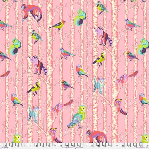Tula Pink - Full Moon Forest II - Family Tree - Honey - PWTP245.HONEY