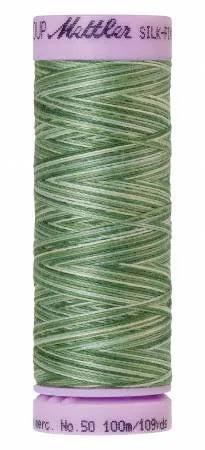 Mettler Silk-Finish 50wt Variegated Cotton Thread 109yd/100M Spruce Pines — Cottage Quilting Ltd.